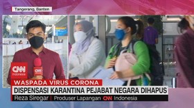 VIDEO: Dispensasi Karantina Pejabat Negara Dihapus