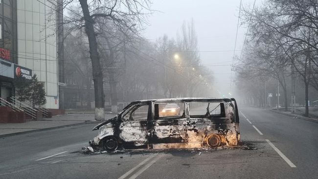 Kazakhstan Deklarasi 10 Januari 2022 Jadi Hari Berkabung Nasional Pemerintah Kazakhstan mendeklarasikan 10 Januari 2022 sebagai hari berkabung nasional untuk menghormati korban imbas protes besar-besaran.