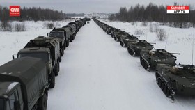 VIDEO: Penampakan Pasukan Rusia Menanti Dikirim ke Kazakhstan