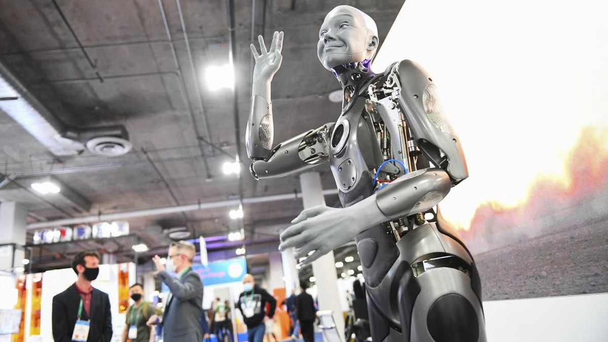 FOTO: Perkenalkan Ameca, Robot yang Bisa Tampilkan Emosi Wajah