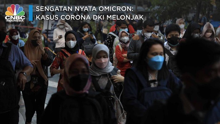 Sengatan Nyata Omicron: Kasus Corona DKI Melonjak