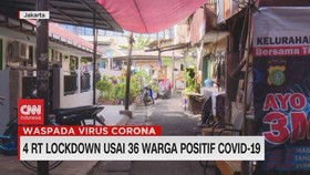 VIDEO: 4 RT Lockdown Usai 36 Warga Positif Covid-19