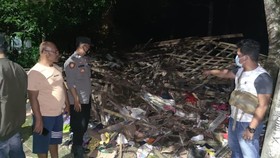 Tim Gegana Sisir Bahan Peledak di Lokasi Ledakan Pandeglang