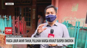 VIDEO: Pasca Libur Akhir Tahun, Puluhan Warga Krukut Suspek Omicron
