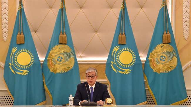 Presiden Tokayev menegaskan aliansi Rusia CSTO akan mulai menarik pasukannya dari Kazakhstan dalam 12 hari ke depan.