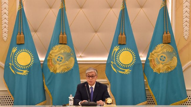 Presiden Tokayev menegaskan aliansi Rusia CSTO akan mulai menarik pasukannya dari Kazakhstan dalam 12 hari ke depan.