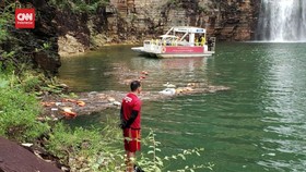 VIDEO: Dinding Air Terjun di Brasil Runtuh, 10 Orang Tewas