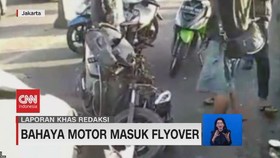 VIDEO: Bahaya Motor Masuk Flyover