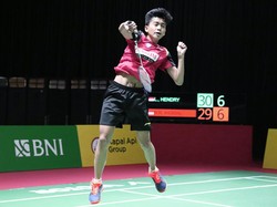 Seleknas PBSI 2022: Hendry Leander Kerja Keras di Laga Perdana