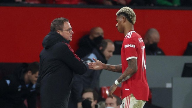 Pelatih Manchester United, Ralf Rangnick mengaku tidak tahu penyebab Marcus Rashford tampil buruk saat menang atas Aston Villa pada babak ketiga Piala FA.