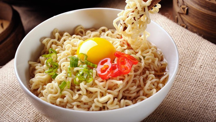 mi instan Ramen, Instant Noodle, Asian Cuisine.