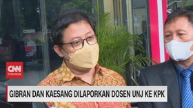 VIDEO: Gibran dan Kaesang Dilaporkan Dosen UNJ ke KPK