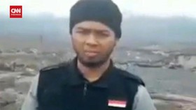 VIDEO: Polisi Cari HS, Penendang Sesajen Lokasi Erupsi Semeru