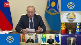 VIDEO: Vladimir Putin Klaim Berhasil Menyelamatkan Kazakstan