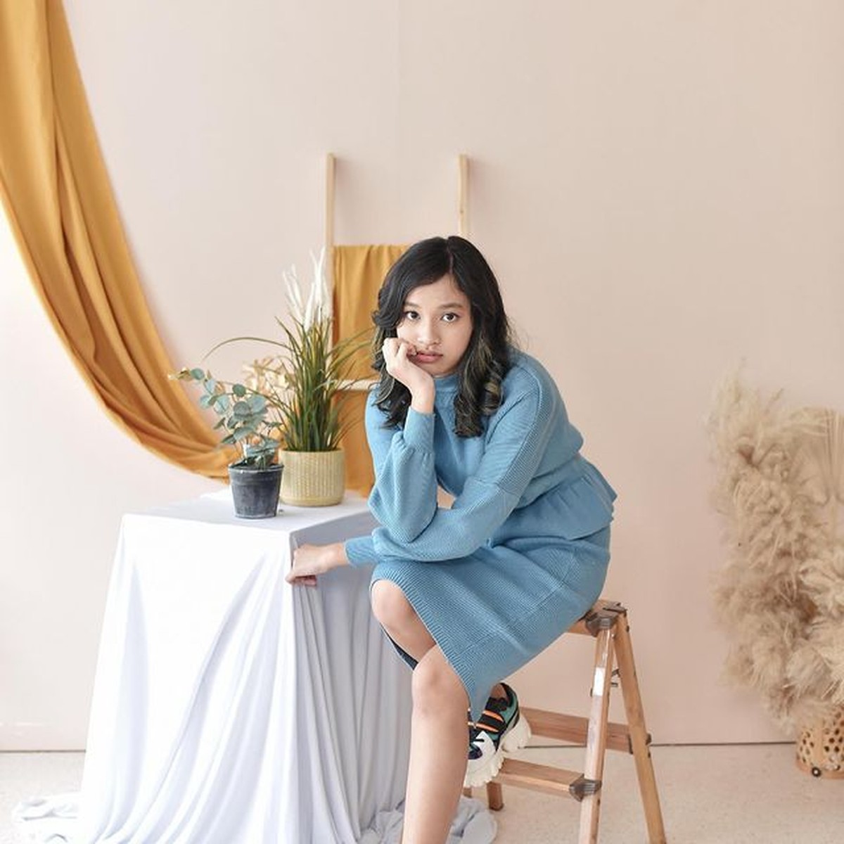 7 Potret Shakiena Azalea Putri Pasha Ungu