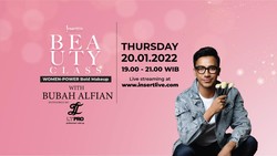 Siap-siap Beauty Class with Bubah Alfian Bersama LT PRO Dibuka Lagi