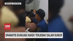 VIDEO: Dramatis Evakuasi Kakek Terjebak Dalam Sumur