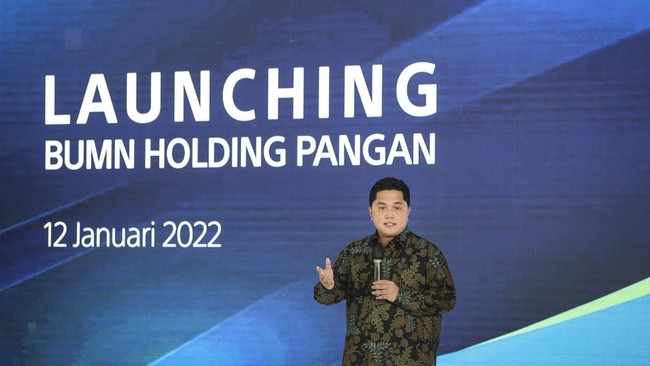 Menteri BUMN Erick Thohir meluncurkan Holding BUMN Pangan bernama ID Food. Lalu, apa perbedaan badan ini dengan Badan Pangan Nasional atau Bapanas?