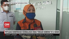 VIDEO: Petugas Kebersihan Kembalikan Emas Temuan Seberat 97,2 Gram