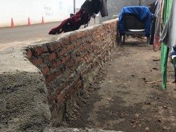 Penampakan Akses Jalan Warga di Duren Sawit Jaktim Ditutup Tembok