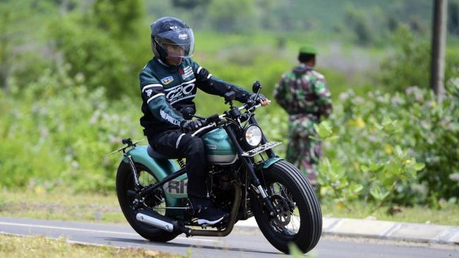 President Jokowi Leads MotoGP Parade in Jakarta