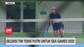 VIDEO: Seleksi Tim Tennis Putri Untuk Sea Games 2022