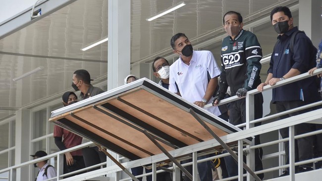 Sistem bubble diterapkan untuk mengantisipasi penyebaran virus corona selama pelaksanaan kegiatan MotoGP 2022 di Mandalika, Lombok, NTB.