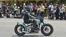 FOTO: Jokowi Cek Kesiapan Mandalika Jelang MotoGP 2022