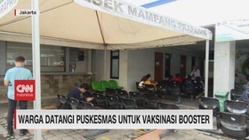 VIDEO: Warga Datangi Puskesmas Untuk Vaksinasi Booster