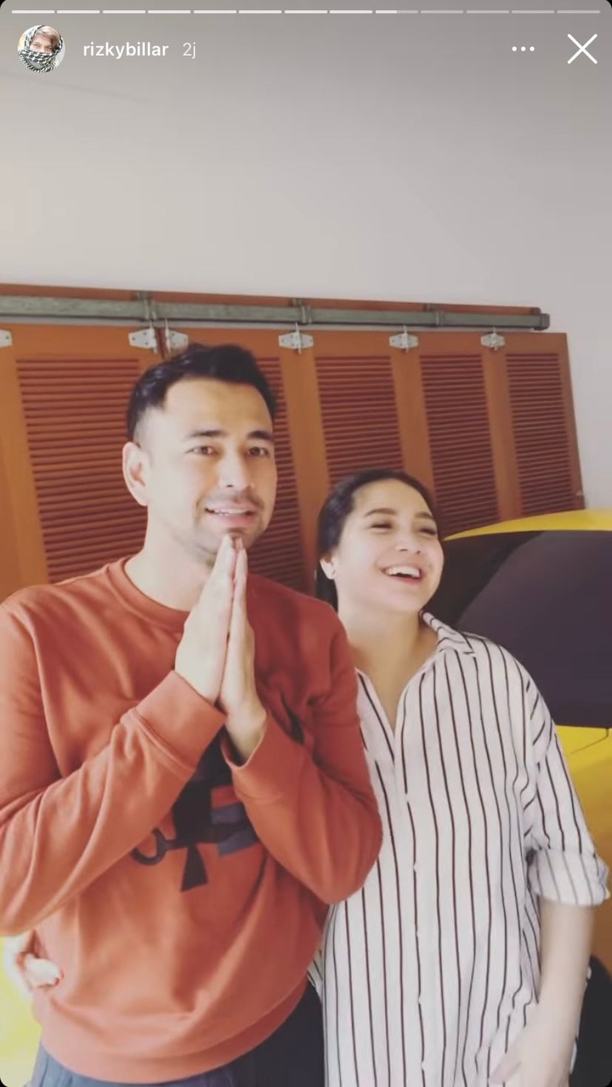 Raffi Ahmad dan Nagita Slavina berkunjung ke rumah Lesti bawa baby Rayyanza bertemu dengan baby Leslar&period; Yuk intip potretnya&excl;