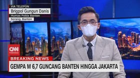 VIDEO: Gempa Magnitudo 6,7 Guncang Banten Pada Kedalaman 10 Kilometer