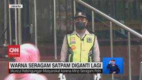 VIDEO: Warna Seragam Satpam Diganti Lagi