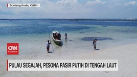 VIDEO: Pulau Segajah, Pesona Pasir Putih di Tengah Laut