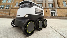 Teknologi Ban Tanpa Udara Dipakai Robot Pengirim Barang