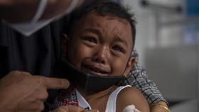 FOTO: Percepatan Vaksinasi Anak di Palembang