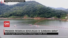 VIDEO: Presiden Resmikan Bendungan di Sumbawa Barat
