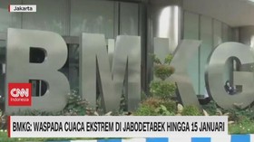 VIDEO: BMKG: Waspada Cuaca Ekstrem di Jabodetabek Hingga 15 Januari