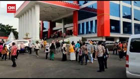 VIDEO: Gempa Banten Buat Warga Lampung Berhamburan