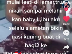 Fans Berat Leslar, Ibu Ini Masak Nasi Kuning untuk Syukuran Baby L