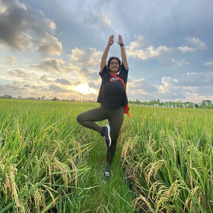 <p>Feby juga terlihat lebih bugar nih. Rahasianya, Feby mulai rutin berolahraga usai sembuh dari sakit. (Foto: Instagram @febyfebiola_)</p>