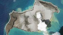 Erupsi Gunung Tonga Ciptakan Pulau Baru di Samudra Pasifik