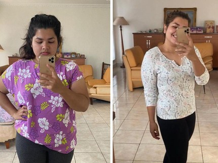 Before After Bunda Elza Sukses Turunkan BB hingga 30 Kg dalam 8 Bulan