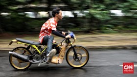 Pemotor Potong Konvoi Jokowi di Makassar Sering Balapan Liar