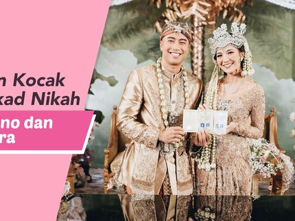 5 Momen Kocak Acara Akad Nikah Vidi Aldiano dan Sheila Dara