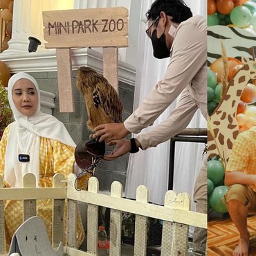 Ada Mini Zoo! Intip 8 Potret Acara Syukuran Irwansyah & Zaskia Sungkar