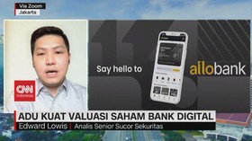 VIDEO: Adu Kuat Valuasi Saham Bank Digital