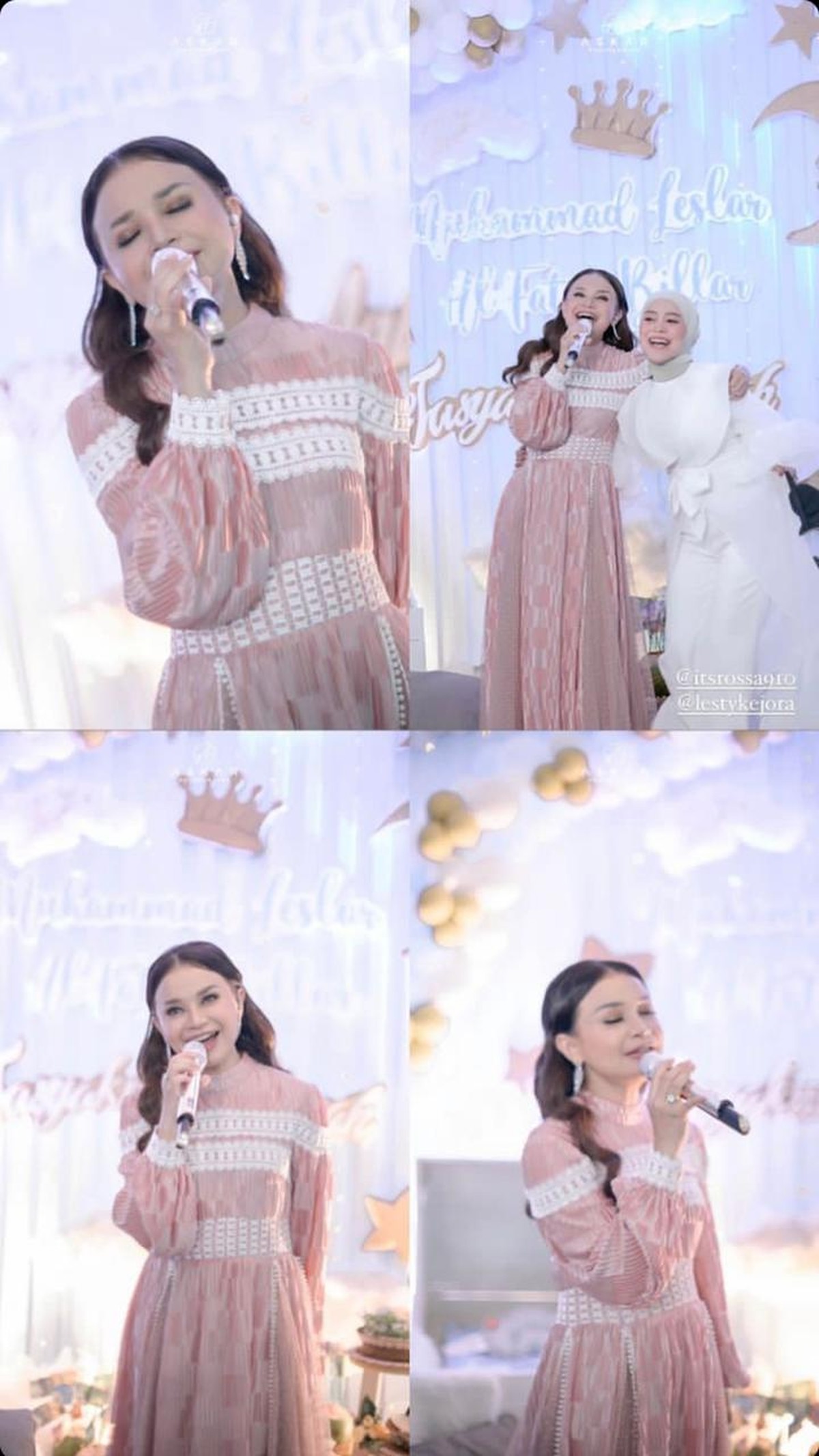 Lesti Kejora dan Rizky Billar baru saja menggelar acara tasyakuran sekaligus akikah putra pertama mereka baby Leslar&period; Yuk intip&excl;