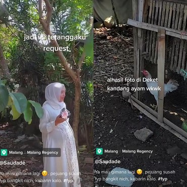 Foto Maternity Wanita di Dekat Kandang Ayam Ini Bikin Takjub