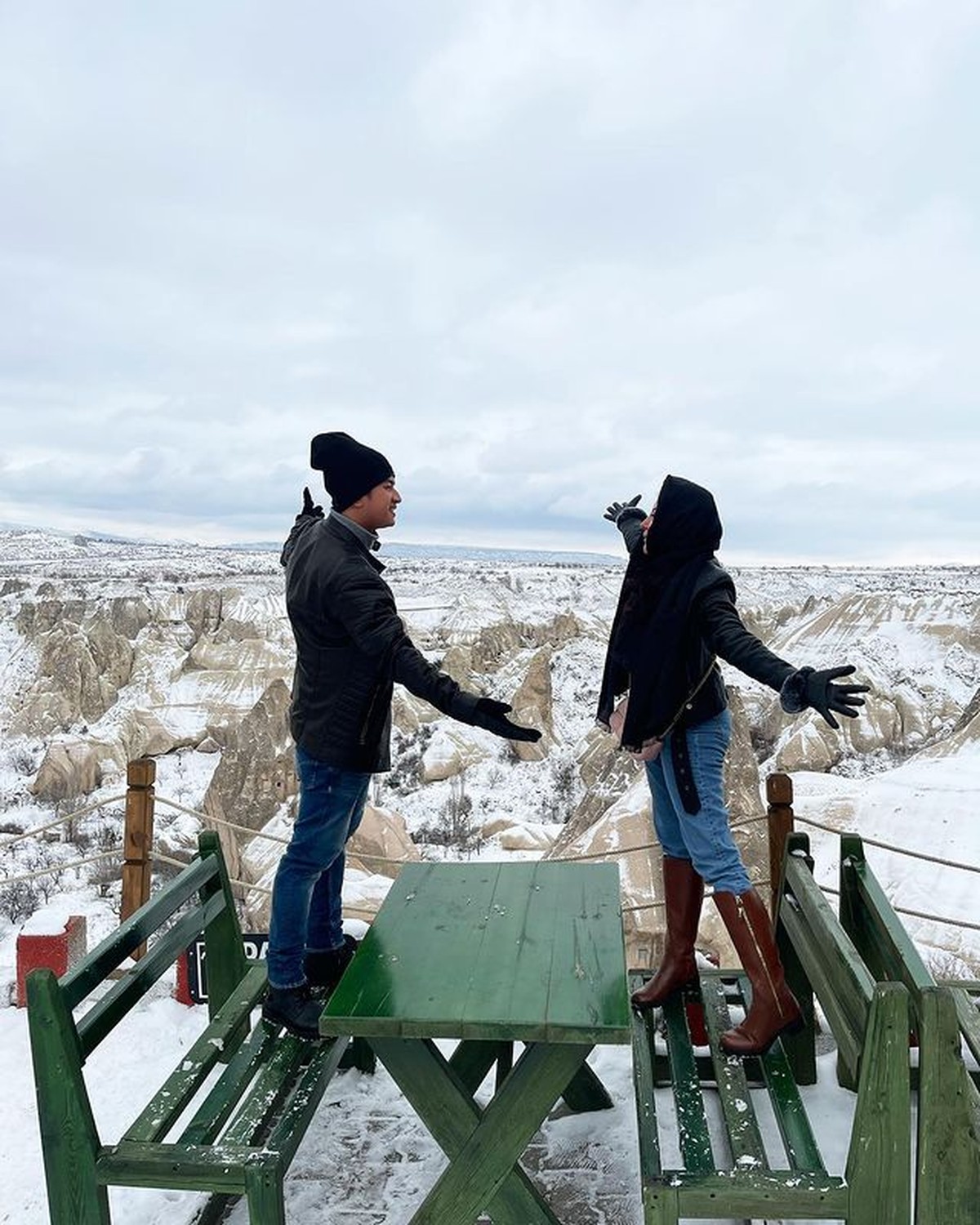 7 Potret Ayu Aulia dan Zikri Daulay Liburan di Turki