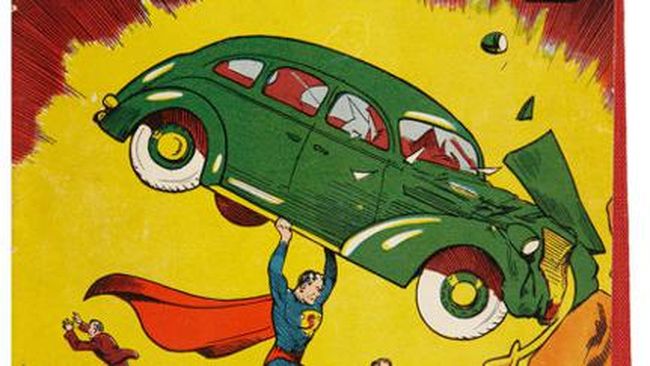 Komik Penampilan Pertama Superman Terjual Rp45,5 Miliar